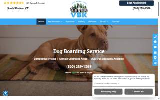 Valley Boarding Kennel website