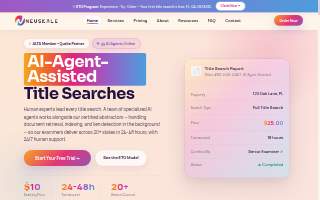 Neuskale Title Services website