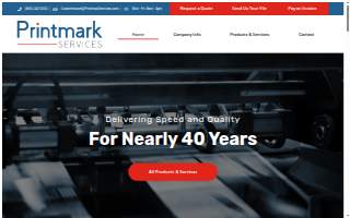 Printmark Services website