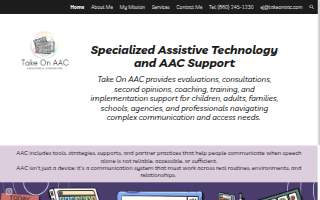 Take On AAC website