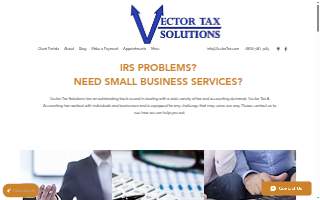 Vector Tax Solutions website