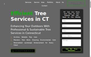 A Cut Above Tree Service LLC website
