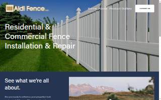 Aldi Fence of Wolcott website