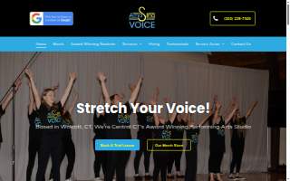 AmaSing Voice Performing Arts Studio of Wolcott website
