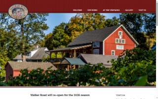 Walker Road Vineyards LLC of Wolcott website