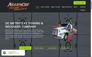 AlleyCat Towing & Recovery, Inc. of Washington website