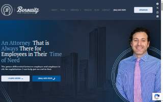 Benowitz Accident Injury Lawyers, LLP website