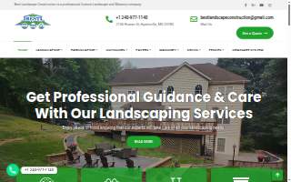 Best Landscape & Construction website