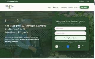 Better Termite & Pest Control website