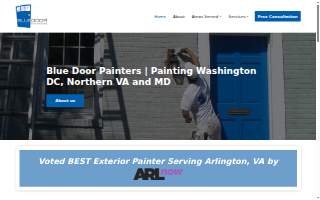 Blue Door Painters website