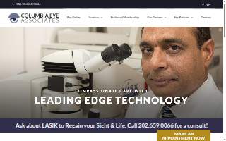 Columbia Eye Associates website