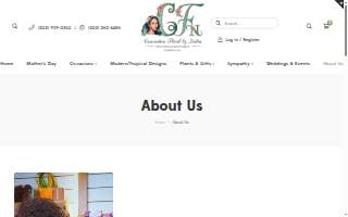 Convention Floral website