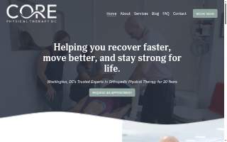 Core Physical Therapy website