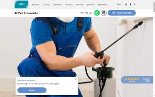 DC Pest Exterminator website