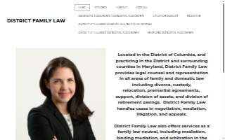 District Family Law website