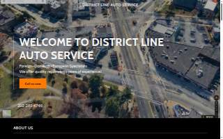 District Line Auto Service website