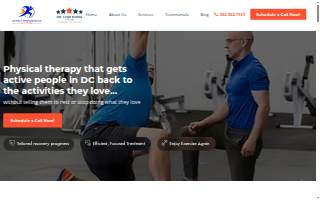 District Performance & Physio - Physical Therapy website
