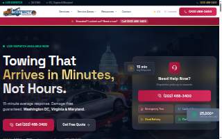 District Towing website