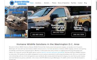 District Wildlife Solutions LLC website