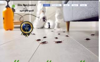 Elite Pest Control website