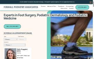 Foxhall Podiatry Associates PC website
