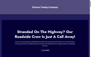 Fulvous Towing Company website