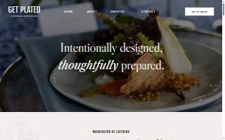 Get Plated Catering website