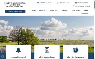 Henry S Washington & Sons website
