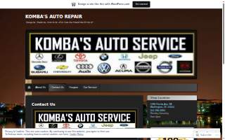 Komba Auto Service website