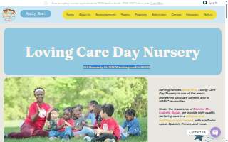 Loving Care Day Nursery website