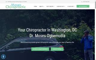 Moses Chiropractic website