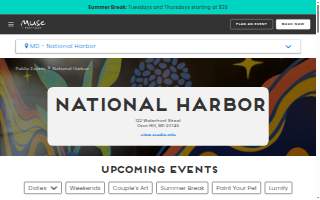 Muse Paintbar - National Harbor of Washington website