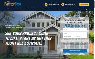 Painter Bros of DMV website