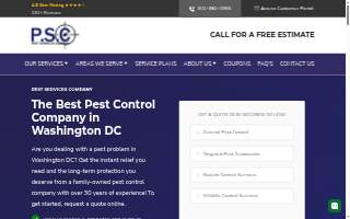 Pest Services Company website