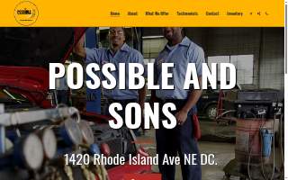 Possible & Sons Auto Services & Tires LLC website
