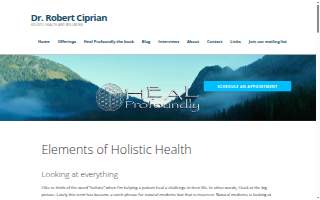 Robert Ciprian, DC, DIBAK chiropractic & holistic medicine website