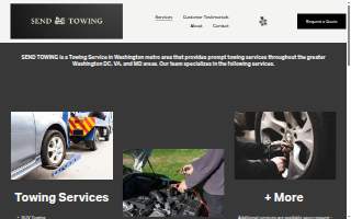 Send Towing website
