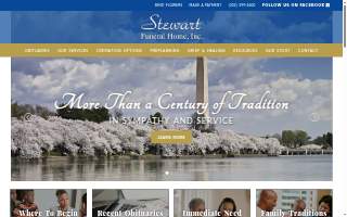 Stewart Funeral Home, Inc. website