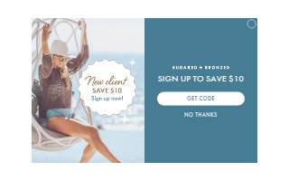 Sugared + Bronzed website