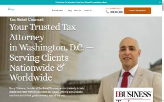 Tax Relief Counsel - Tax Attorney website