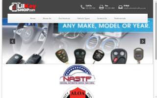 The Lil Key Shop.com website
