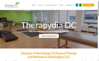 Therapydia Downtown DC Physical Therapy website