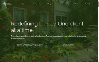 Thomas Landscapes website