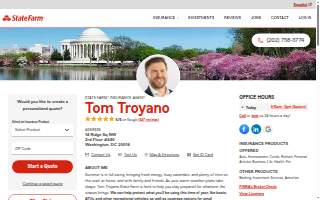 Tom Troyano – State Farm Insurance Agent website