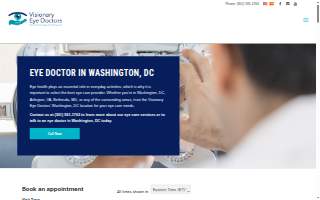 Visionary Eye Doctors - Washington, DC website