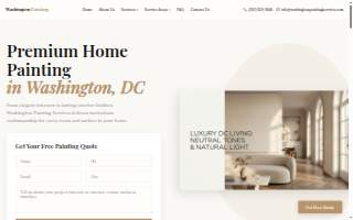 Washington Painting Services website