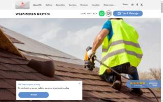 Washington Roofers website