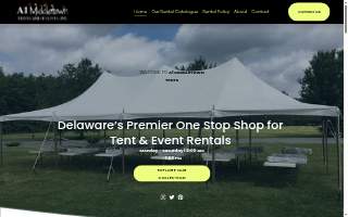 A1 Middletown Tents & Events of Bear website