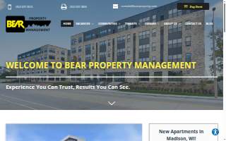 Bear Property Management website
