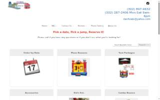 Bravo Bounce Inflatable & Party Rentals website